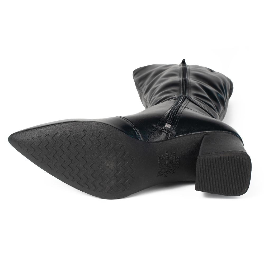 Bota Mississipi de Cano Longo Feminina J1381 Preto 5