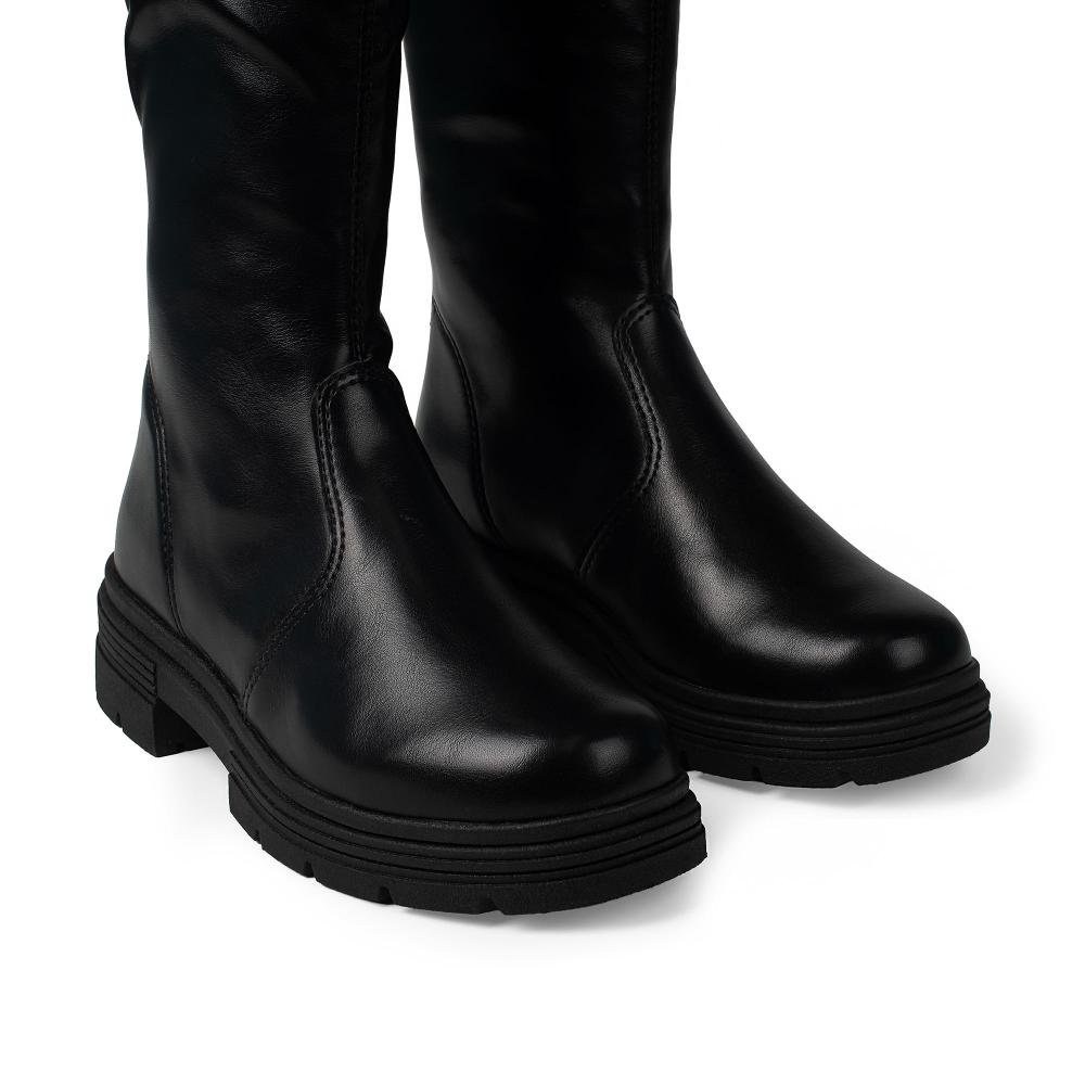 Bota Pink Cats Infantil de Cano Longo V6083 Preto 5