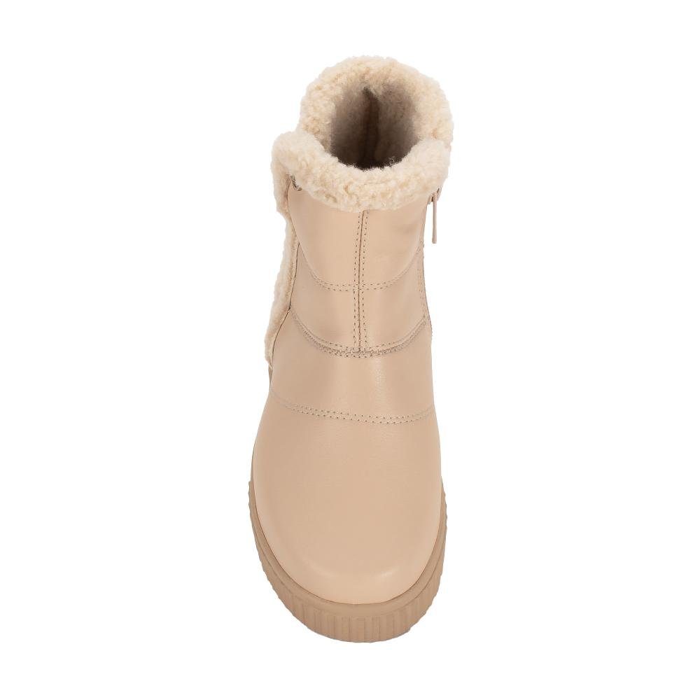 Bota Pink Cats Infantil de Cano Curto V5804 Bege 5