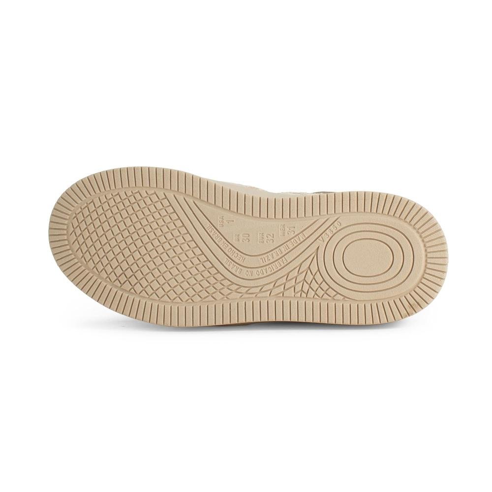 Tênis Pink Cats Infantil Casual V6482 Bege 4