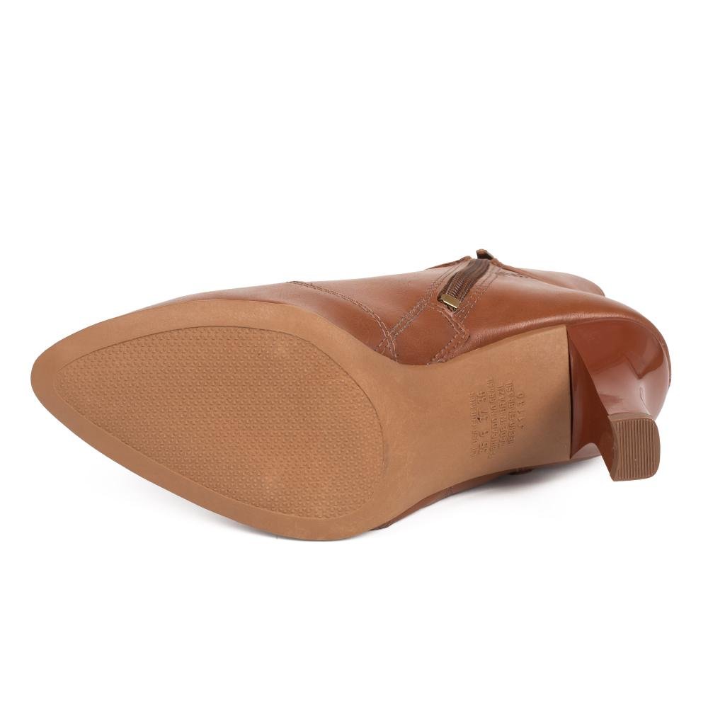 Bota Mississipi de Cano Curto Feminina J1131 Marrom 5