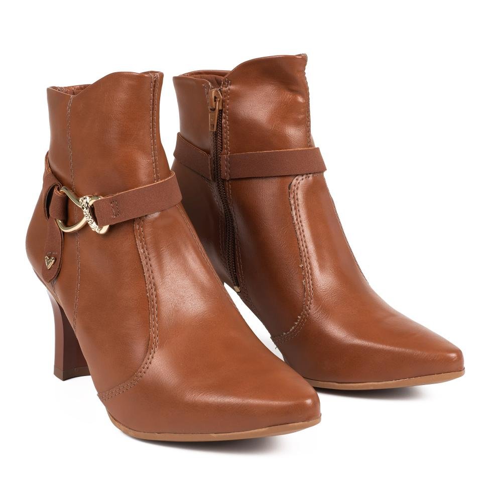 Bota Mississipi de Cano Curto Feminina J1131 Marrom 6
