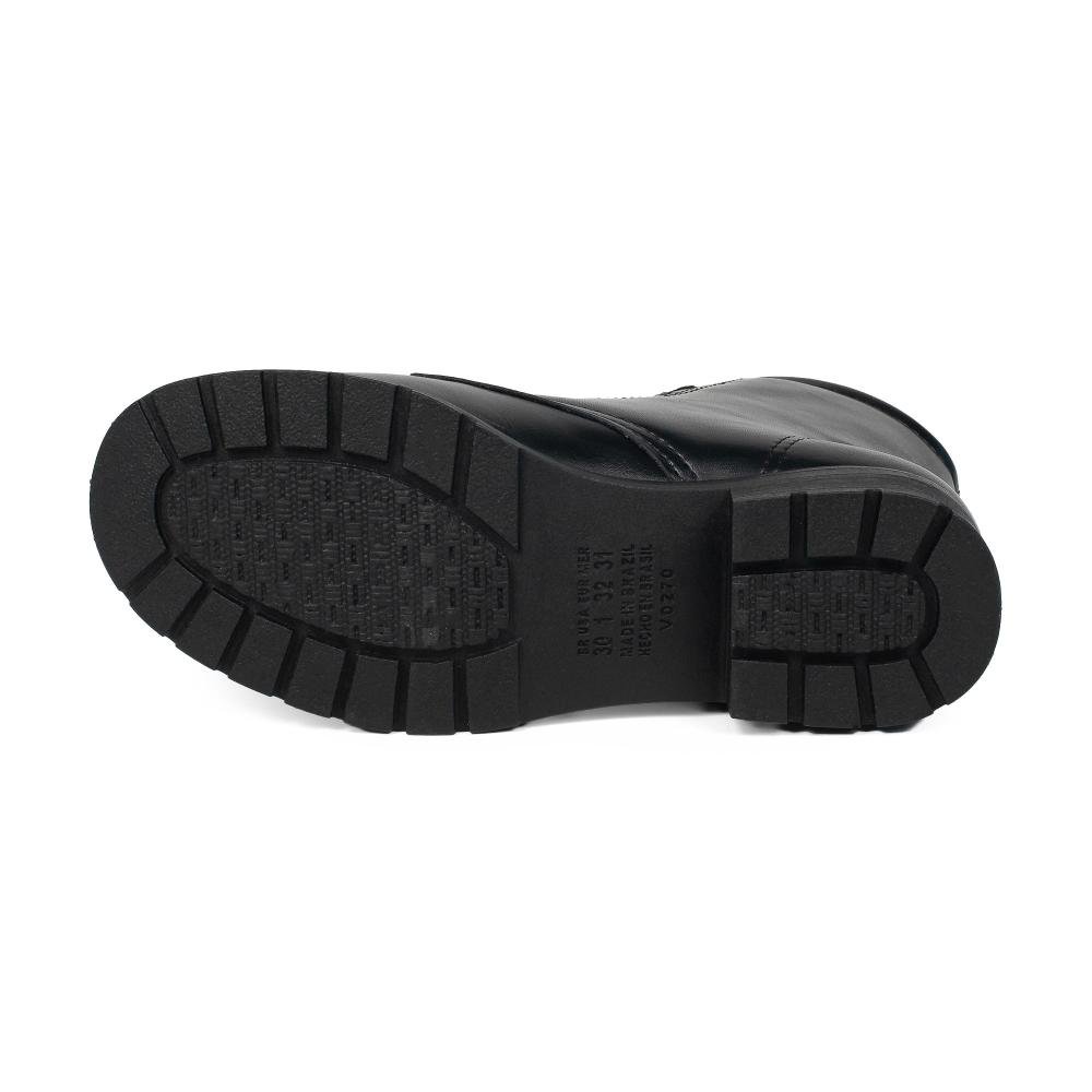 Bota Coturno Pink Cats Infantil V6055 Preto 5