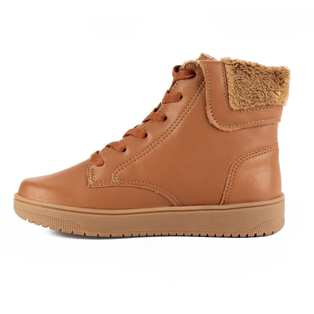 Bota Coturno Pink Cats Infantil V6412 Marrom 3