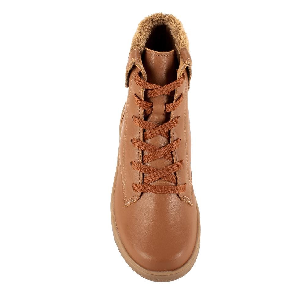 Bota Coturno Pink Cats Infantil V6412 Marrom 5