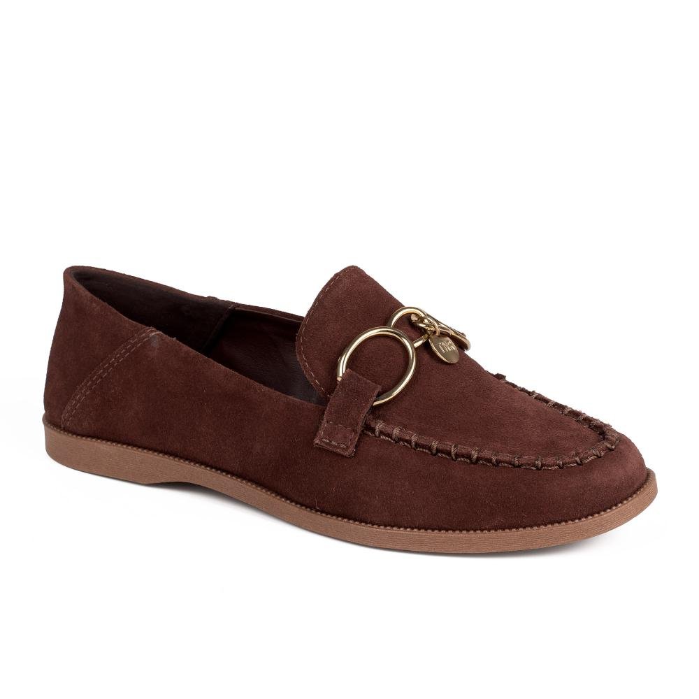 Mocassim Tanara Em Couro Feminino T9491
