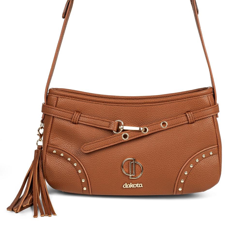 Bolsa Dakota Transversal Feminina DK289 Caramelo 5