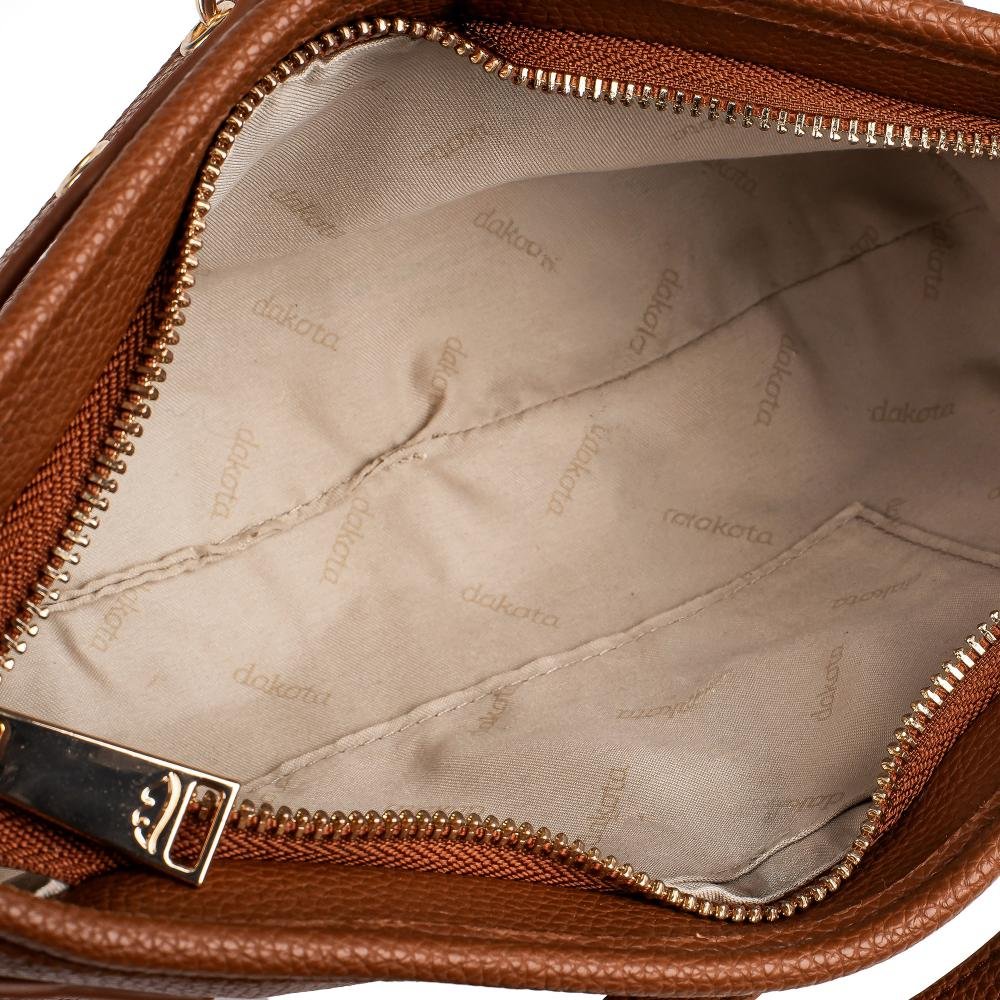 Bolsa Dakota Transversal Feminina DK289 Caramelo 6