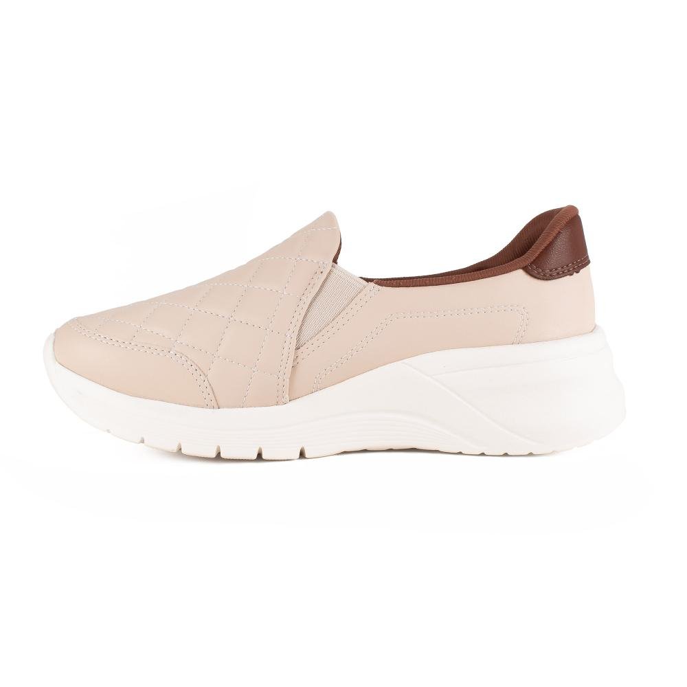 Tênis Campesí Slip On Feminino CE601 Bege 4