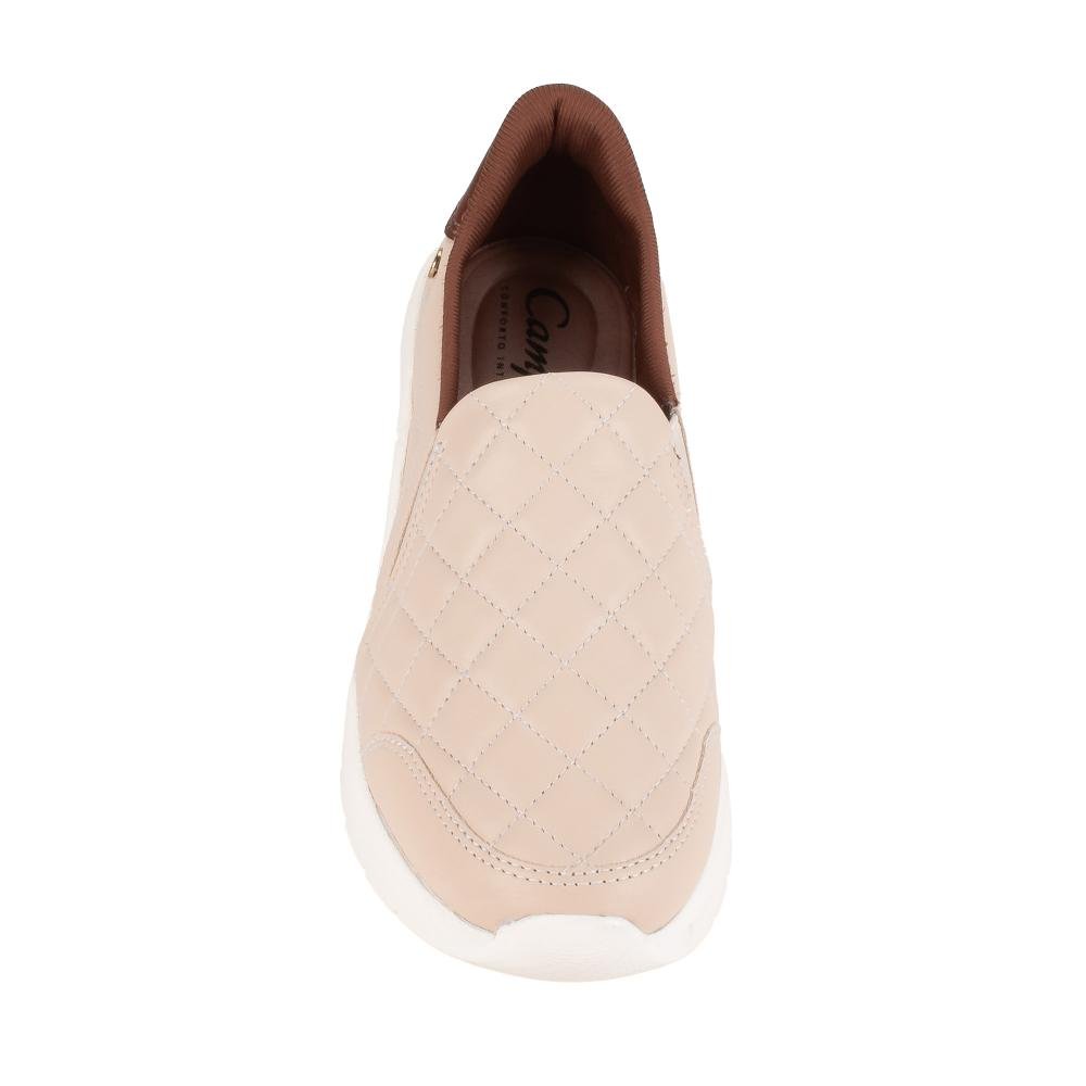 Tênis Campesí Slip On Feminino CE601 Bege 6