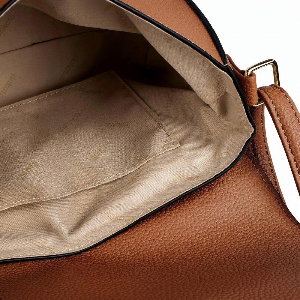 Bolsa Dakota Transversal Feminina DK285 Caramelo 6
