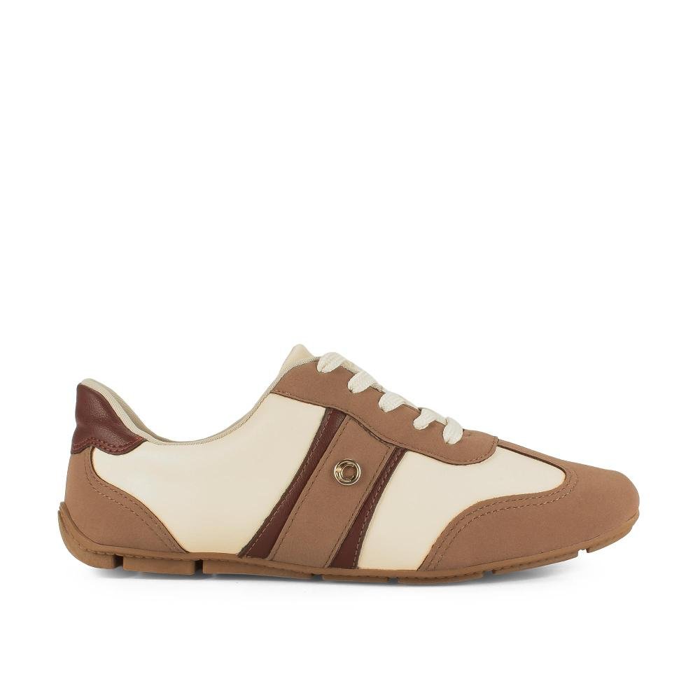 Tênis Campesí Casual Feminino CE341 Off White/Marrom 3