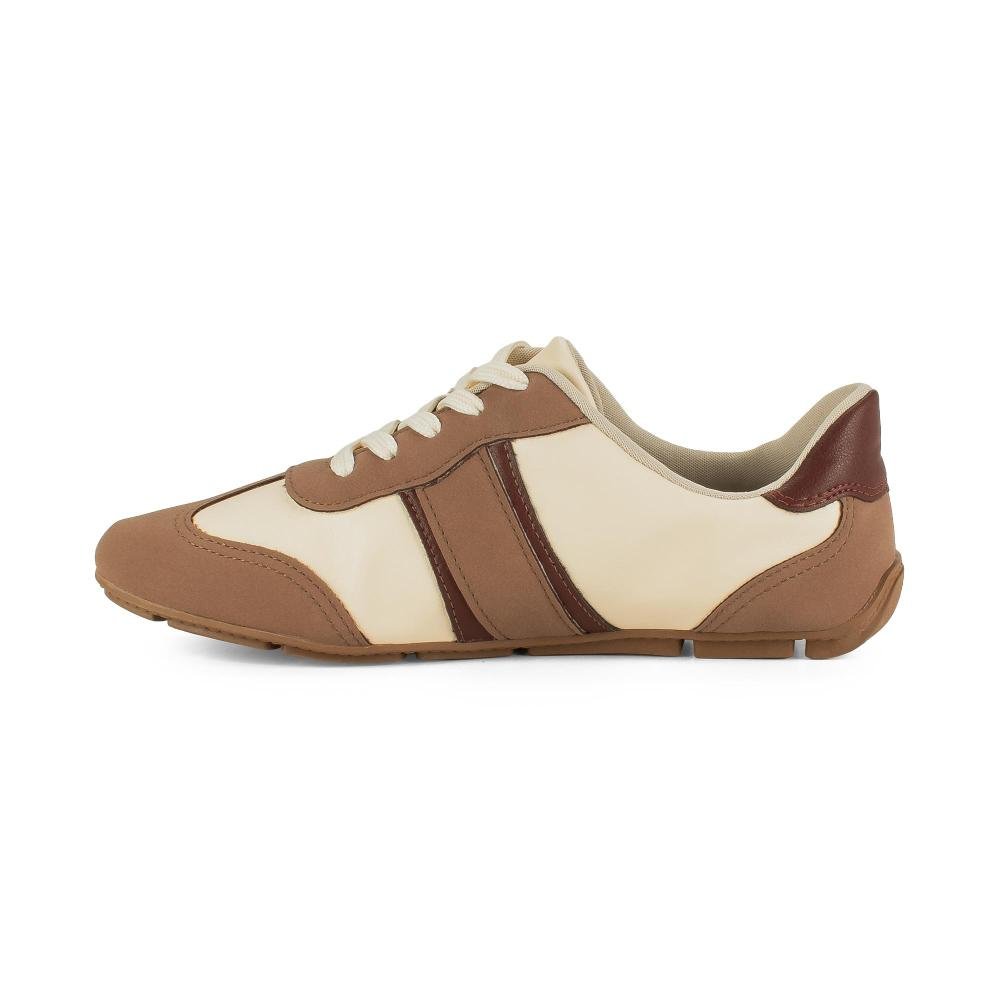 Tênis Campesí Casual Feminino CE341 Off White/Marrom 4