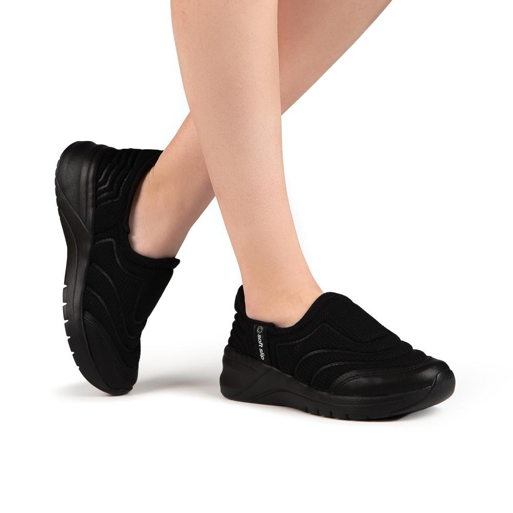 Tênis Campesí Slip On Feminino CE451 Preto 2