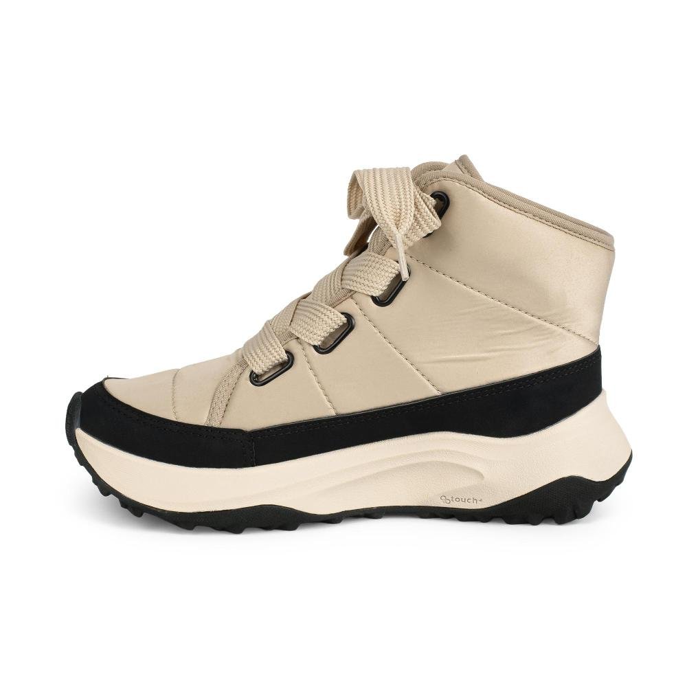 Tênis Kolosh Adventure de Cano Alto Feminino E0507 Off White/Preto 2