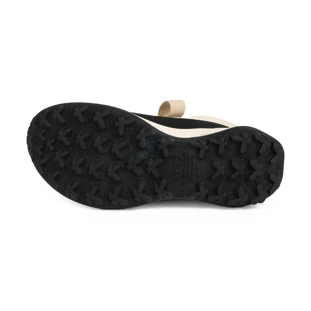 Tênis Kolosh Adventure de Cano Alto Feminino E0507 Off White/Preto 3