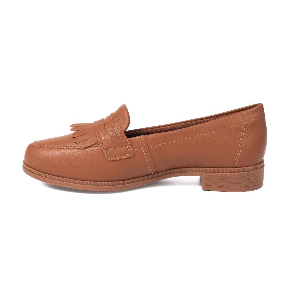 Sapato Campesí Loafer Feminino CE392 Caramelo 4