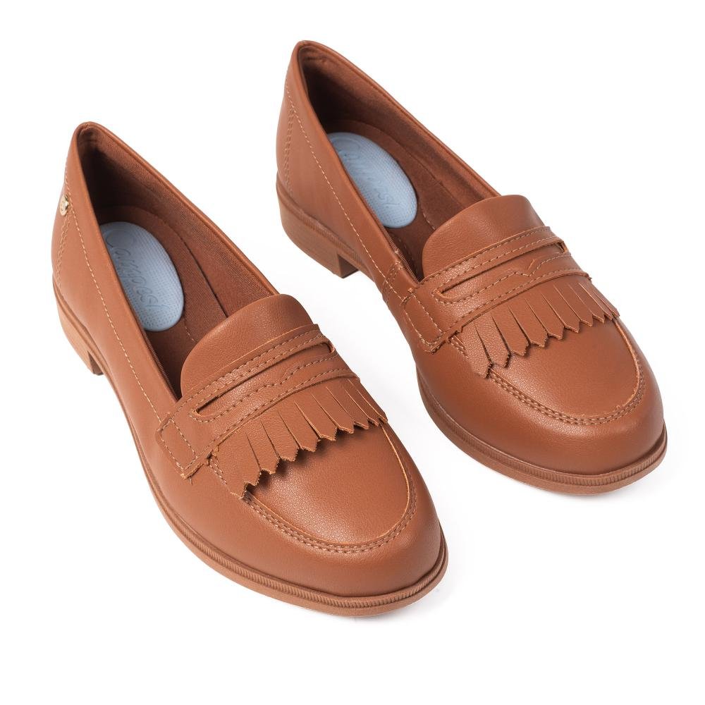 Sapato Campesí Loafer Feminino CE392 Caramelo 6