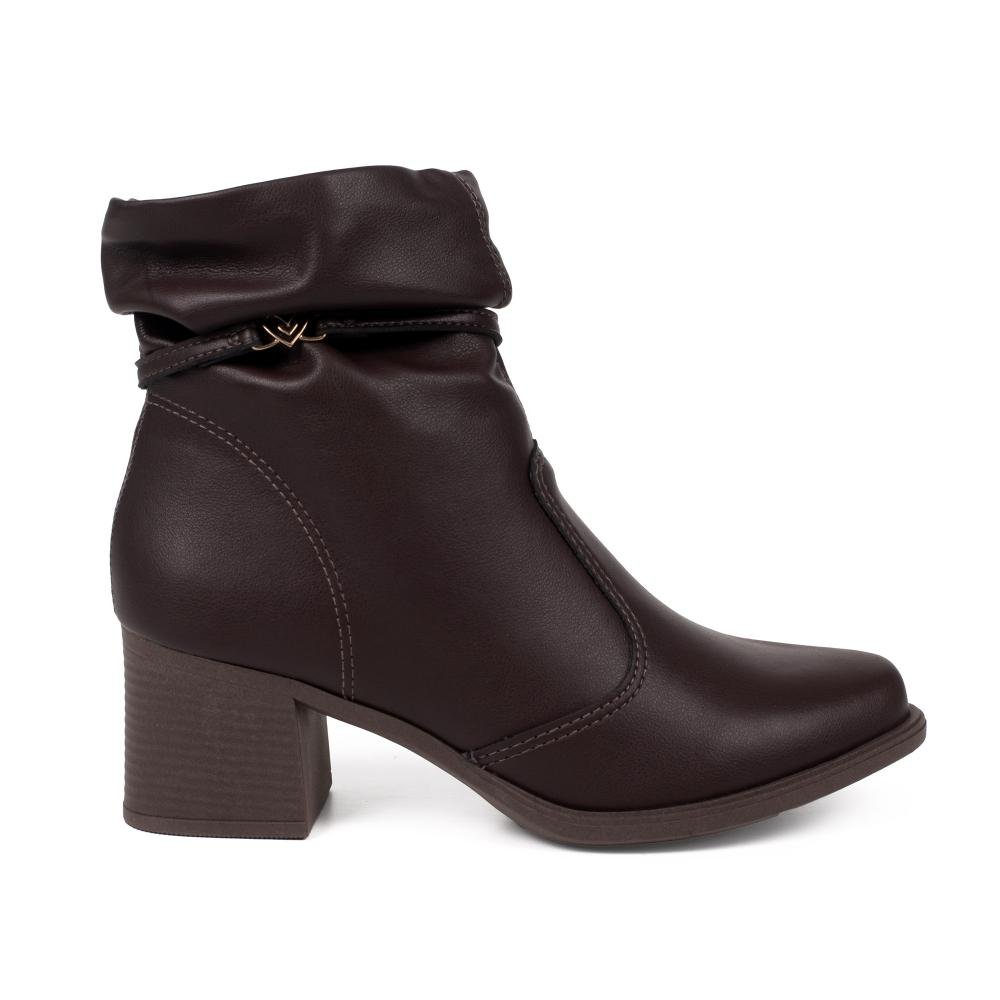 Bota Mississipi de Cano Curto Feminina J0346 Café 3