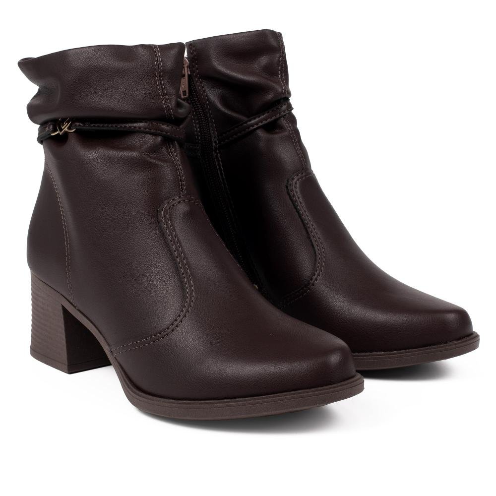 Bota Mississipi de Cano Curto Feminina J0346 Café 6