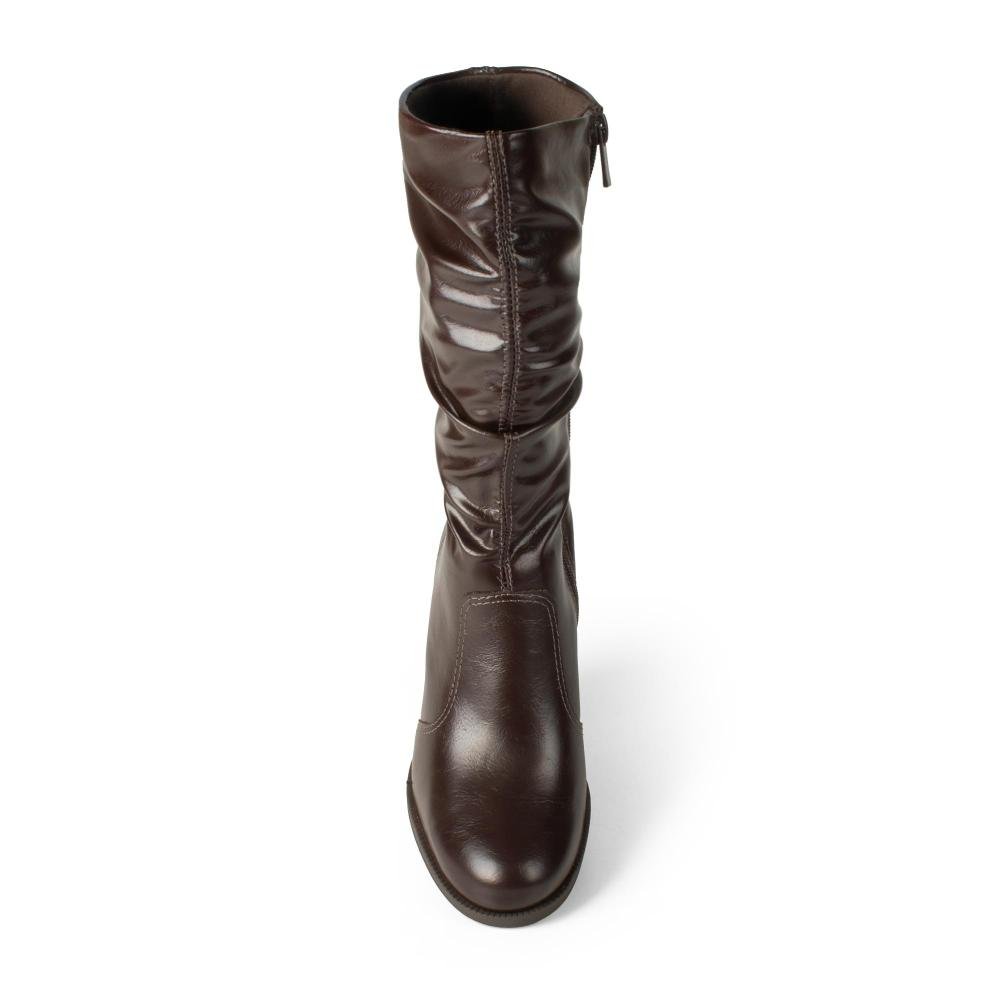 Bota Dakota Slouch de Salto Bloco Feminina D2196 Café 6