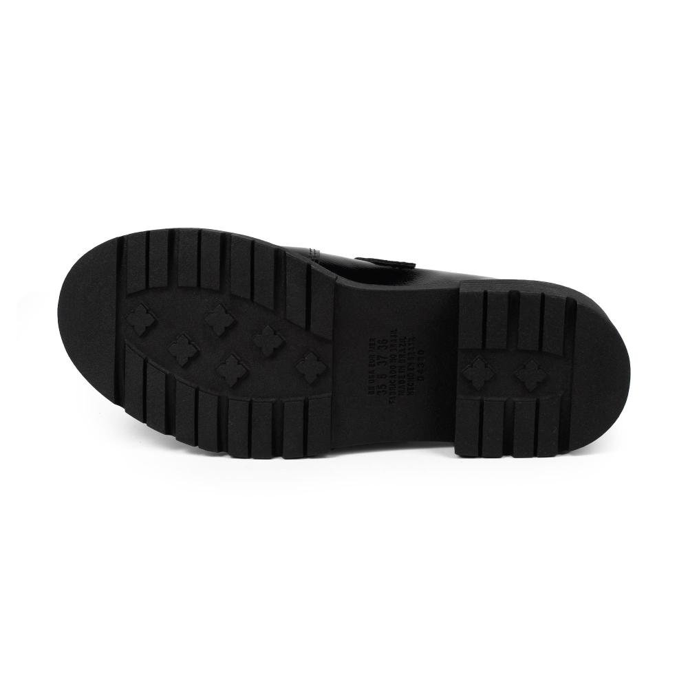 Sapato Dakota de Salto Bloco Feminino D2983 Preto 4