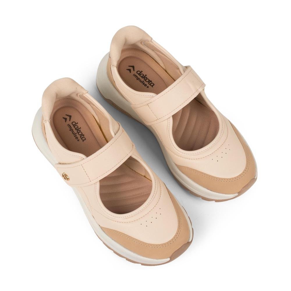Tênis Dakota Jogging Feminino D2116 Bege 5