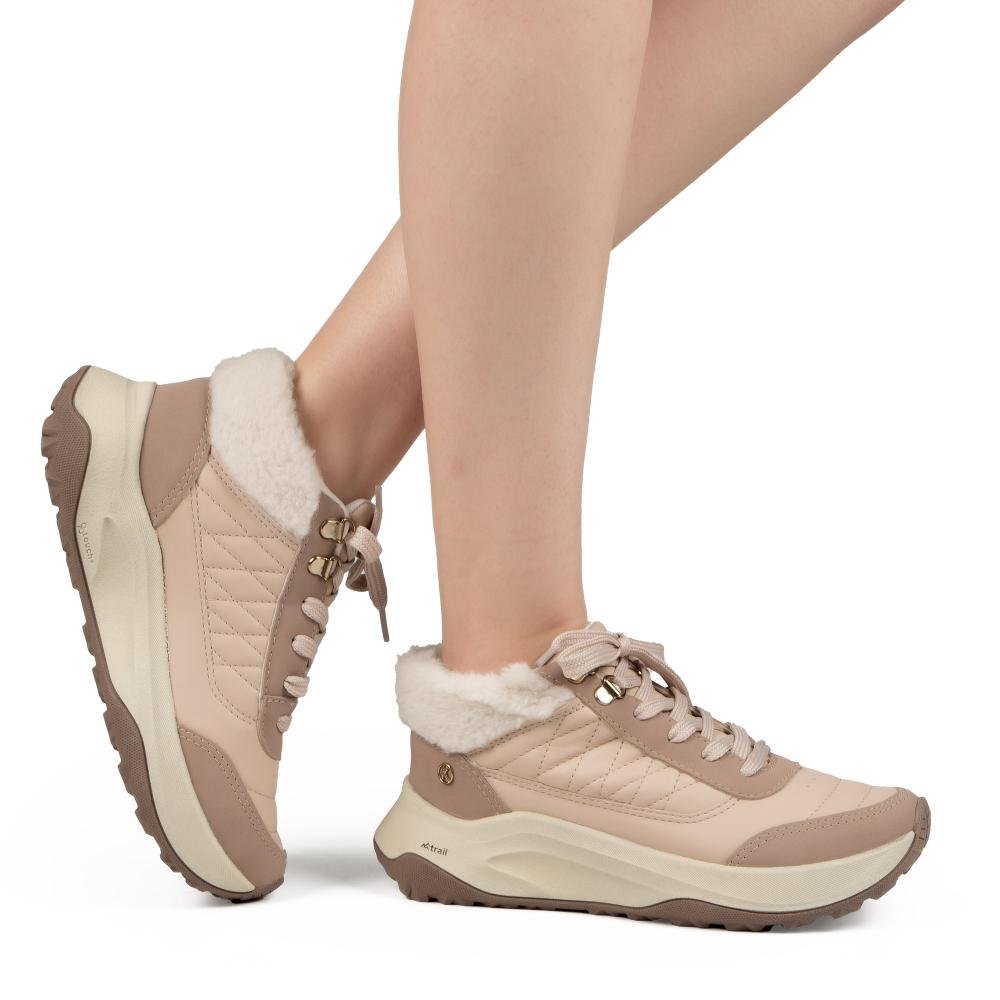 Tênis Kolosh Adventure de Cano Alto Feminino E0506 Bege 2