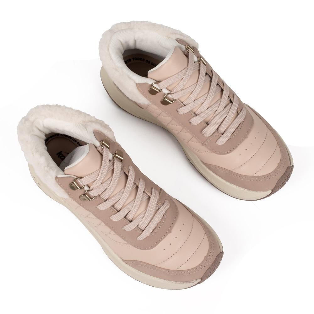 Tênis Kolosh Adventure de Cano Alto Feminino E0506 Bege 5