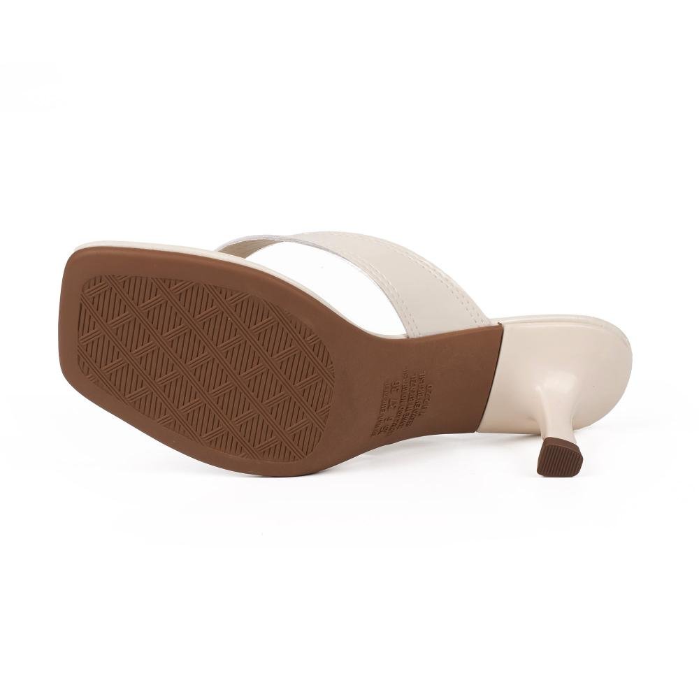 Tamanco Dakota de Salto Alto Feminino DB771 Off White 5