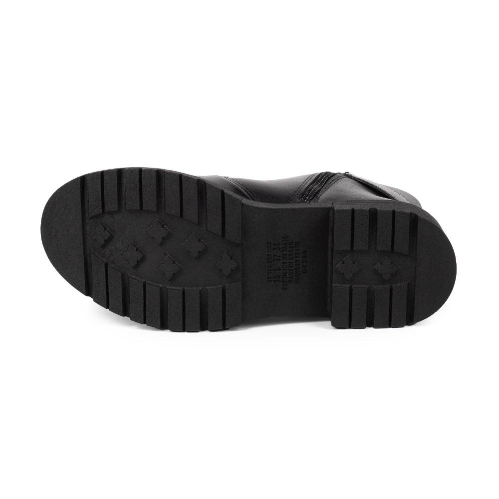Bota Dakota de Cano Curto Em Couro Feminina D2411 Preto 5