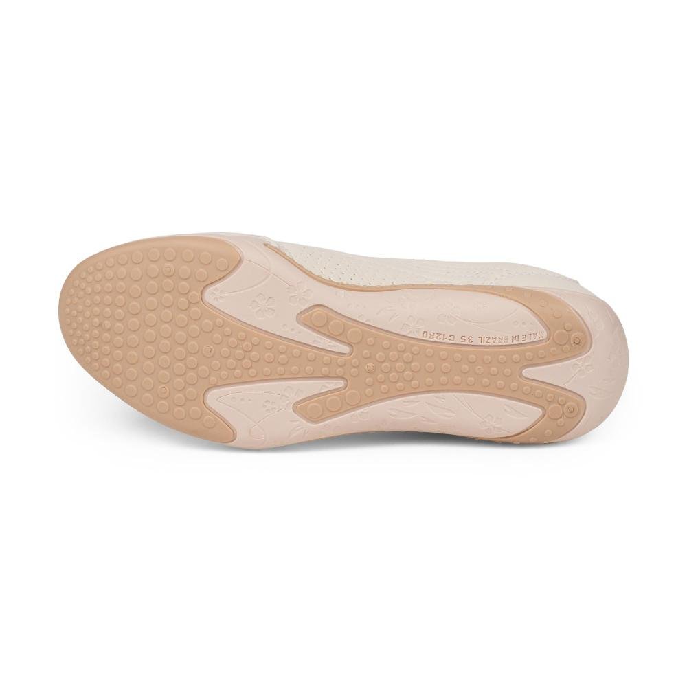 Tênis Kolosh Casual de Calce Fácil Feminino C1287B Off White 4