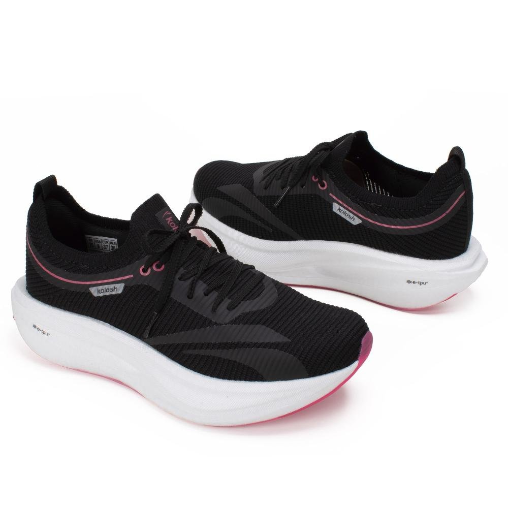 Tênis Kolosh Esportivo Feminino E0923 Preto 6