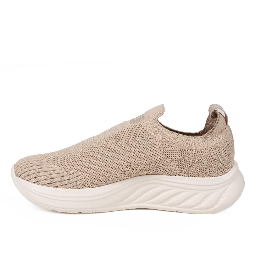 Tênis Kolosh Esportivo Slip On Feminino E0189 Bege 3