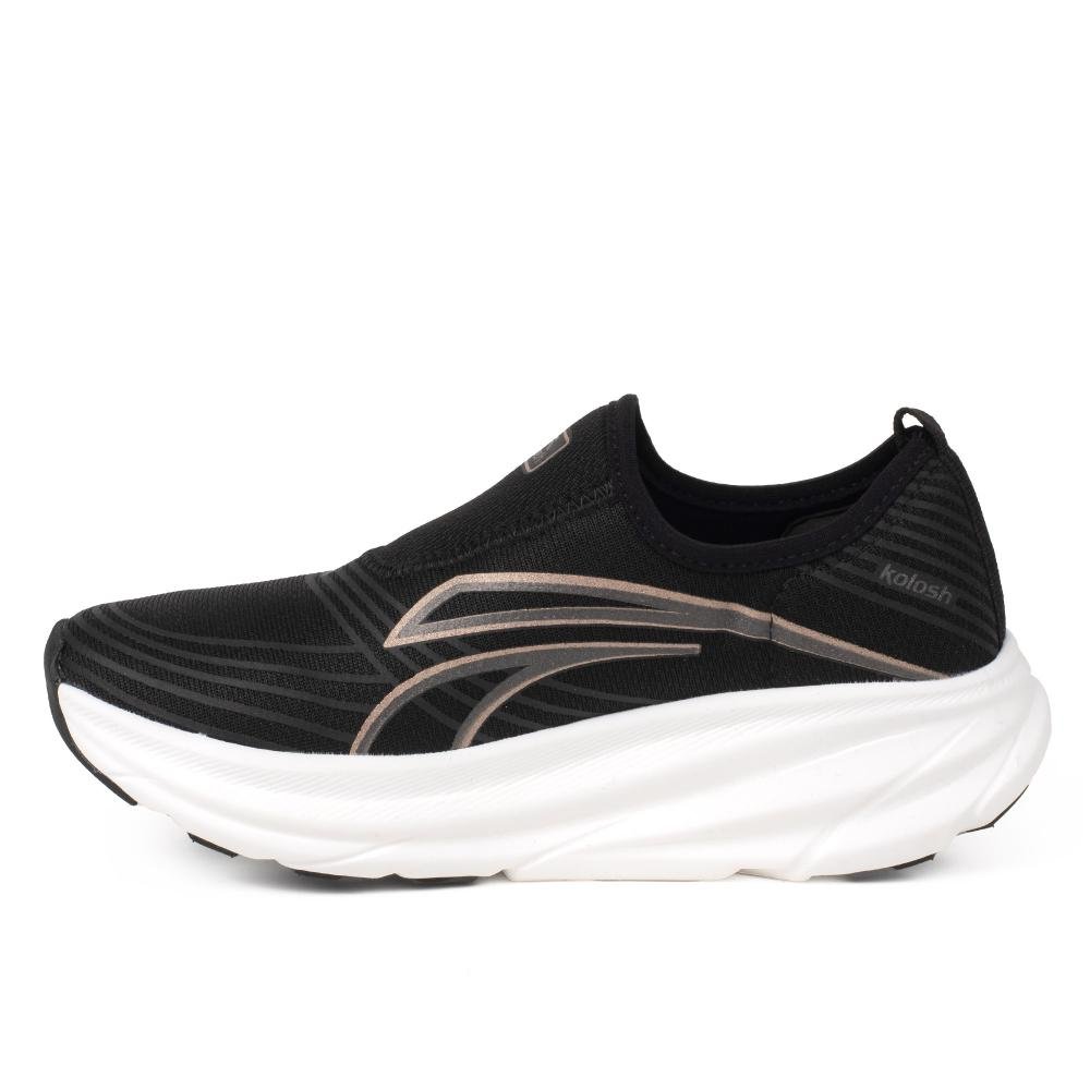 Tênis Kolosh Esportivo Slip On Feminino E0356 Preto 3