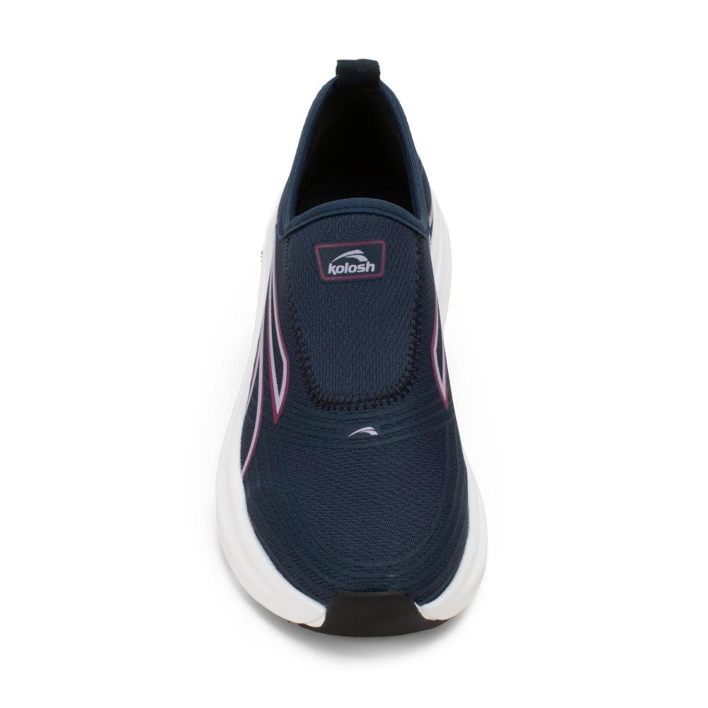 Tênis Kolosh Esportivo Slip On Feminino E0356 Azul Marinho 6