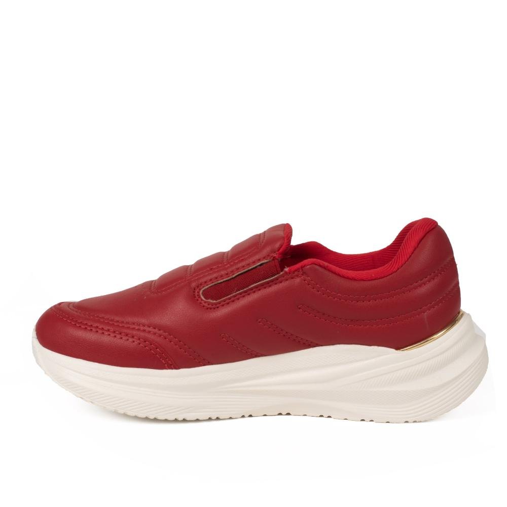 Tênis Kolosh Esportivo Slip On Feminino E0784 Vermelho 3