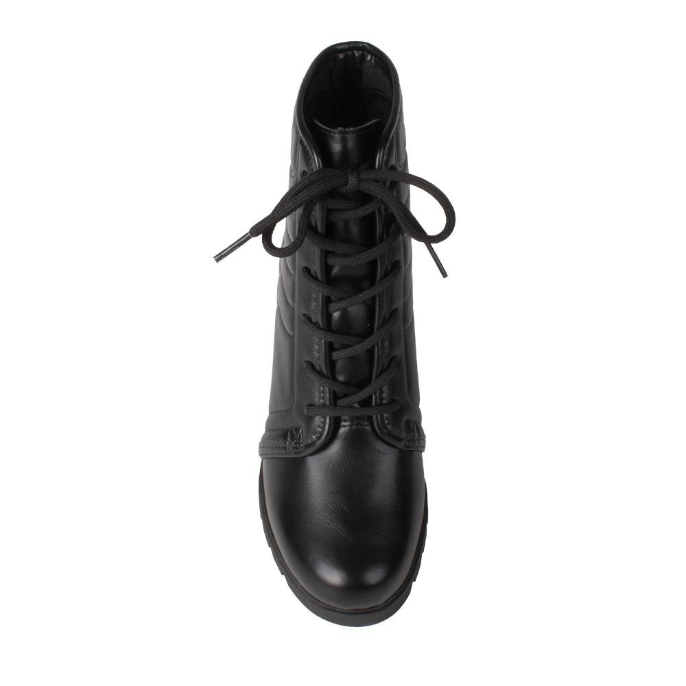 Bota Coturno Dakota de Salto Bloco Feminina D2441 Preto 6