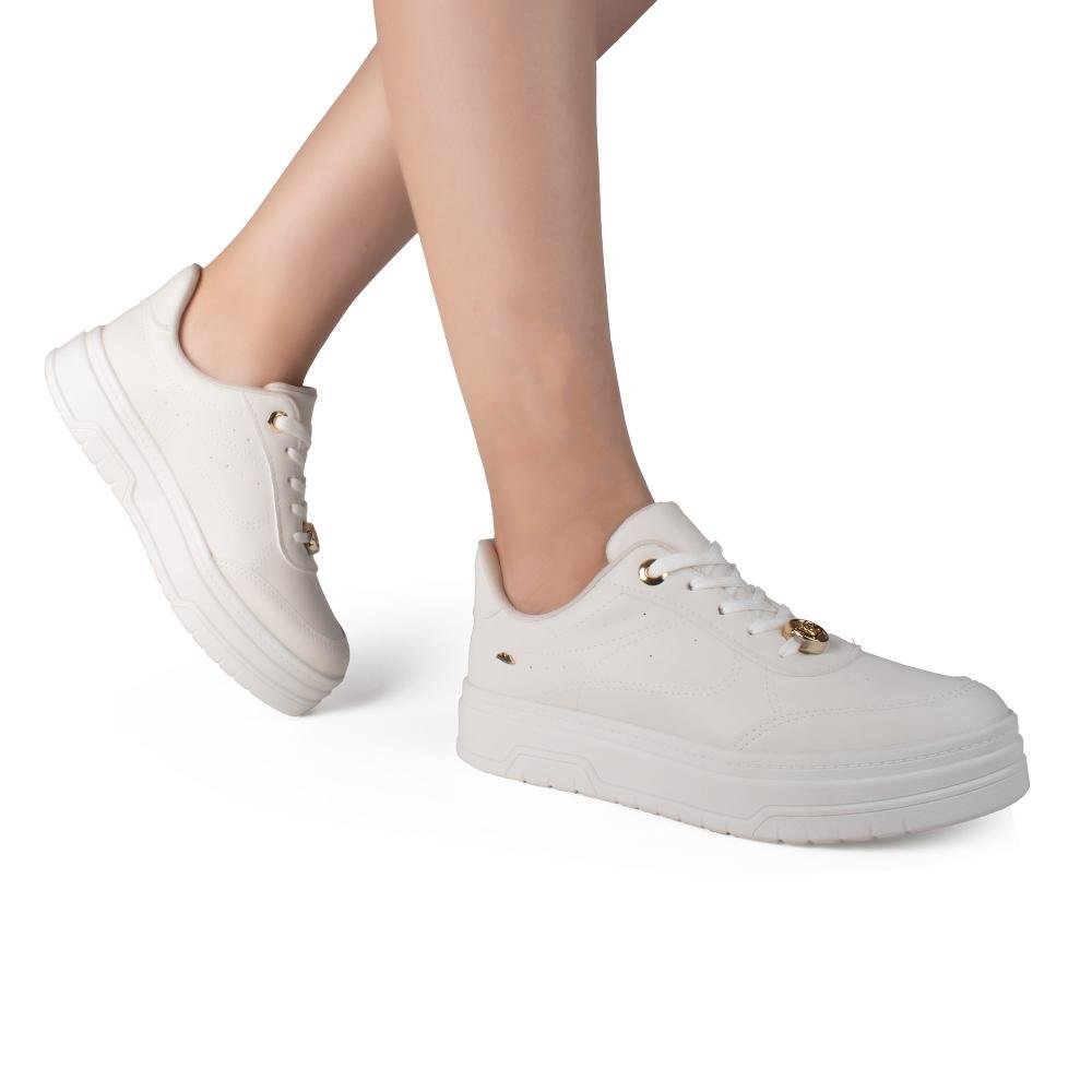 Tênis Dakota Flatform Feminino D2911 Branco 2