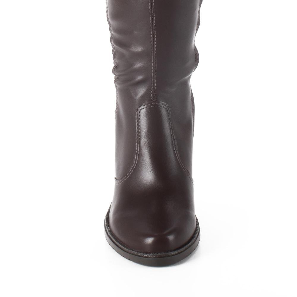 Bota Mississipi de Cano Longo Feminina J0334 Café 5