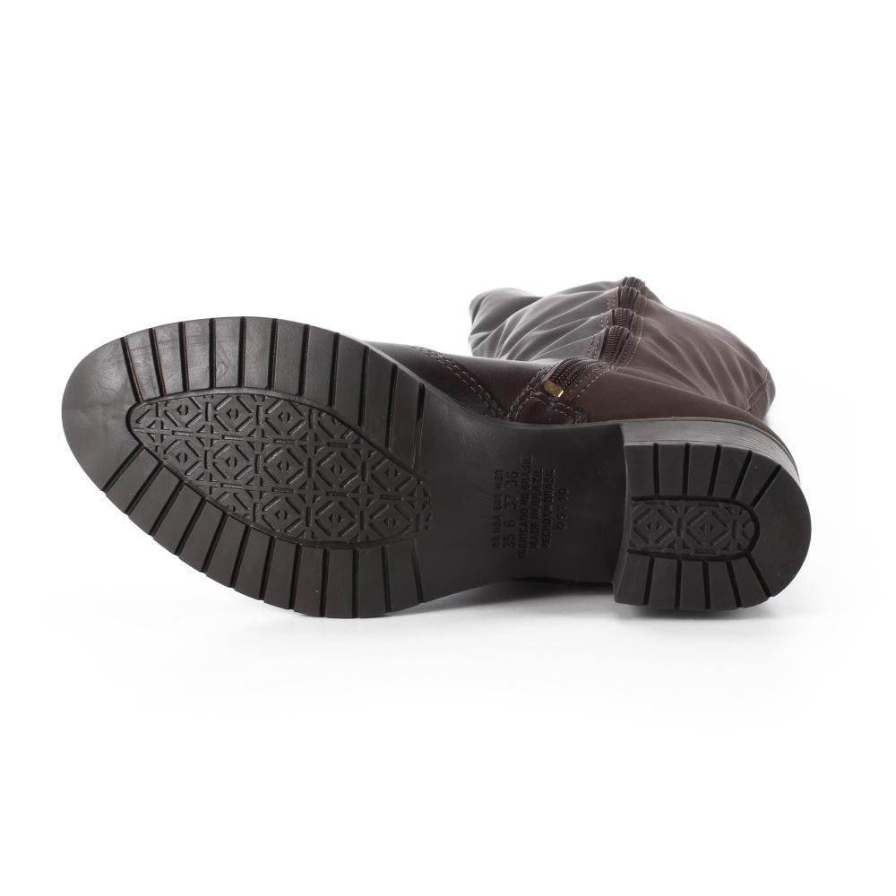 Bota Mississipi de Cano Longo Feminina J0334 Café 6