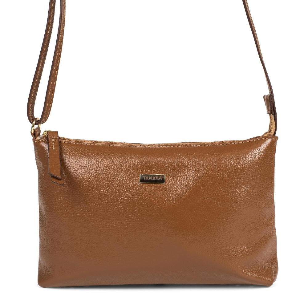 Bolsa Tanara Transversal Feminina TB3151 Caramelo 5