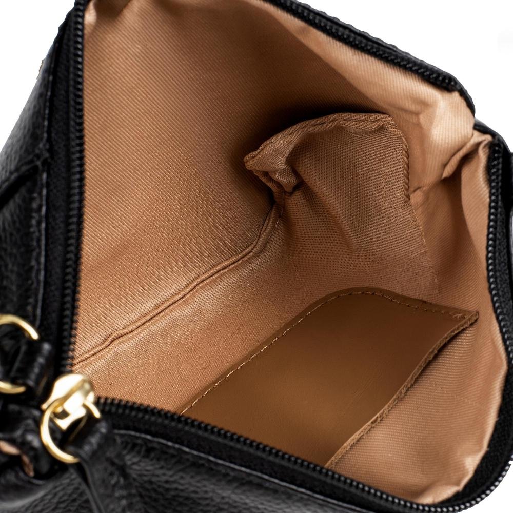 Bolsa Tanara Transversal Feminina TB3540 Preto 6