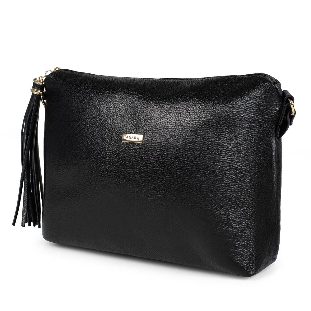 Bolsa Tanara Transversal Feminina TB1751 Preto 3