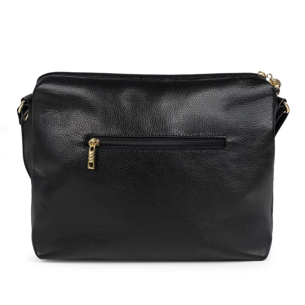 Bolsa Tanara Transversal Feminina TB1751 Preto 4