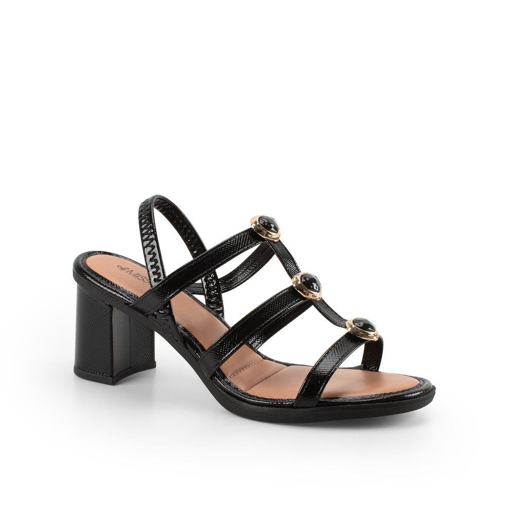 Sandália Mississipi de Salto Bloco Feminina J0591
