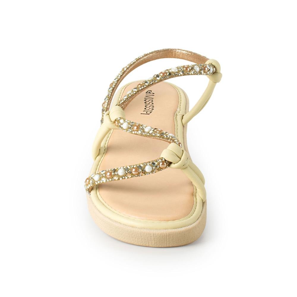 Sandália Mississipi Flatform Feminina J0622 Amarelo 6