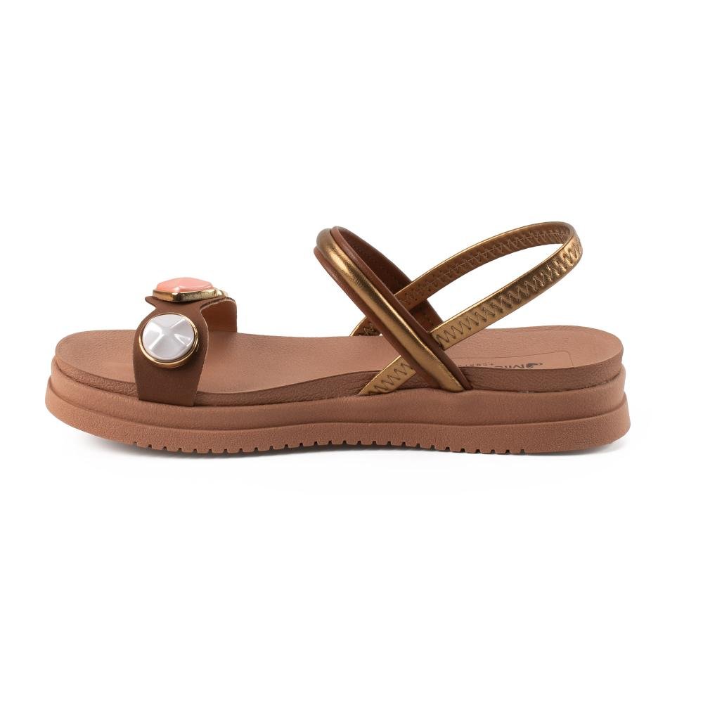 Sandália Mississipi Flatform Feminina MF193 Marrom 4
