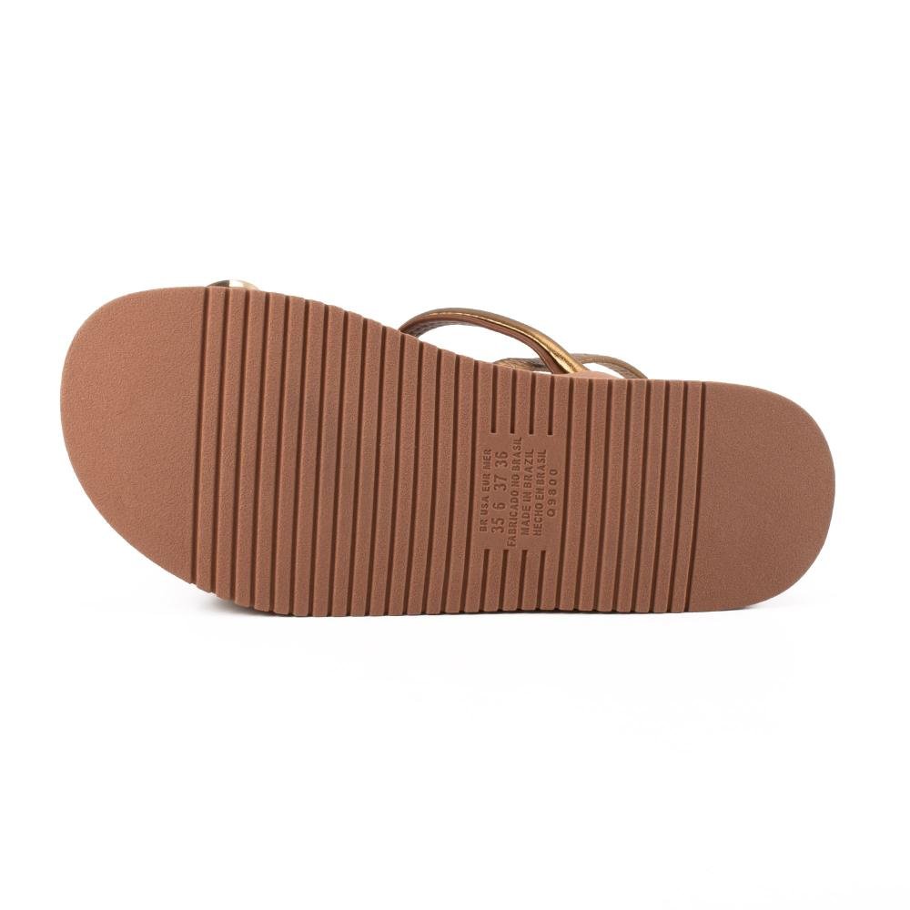 Sandália Mississipi Flatform Feminina MF193 Marrom 5