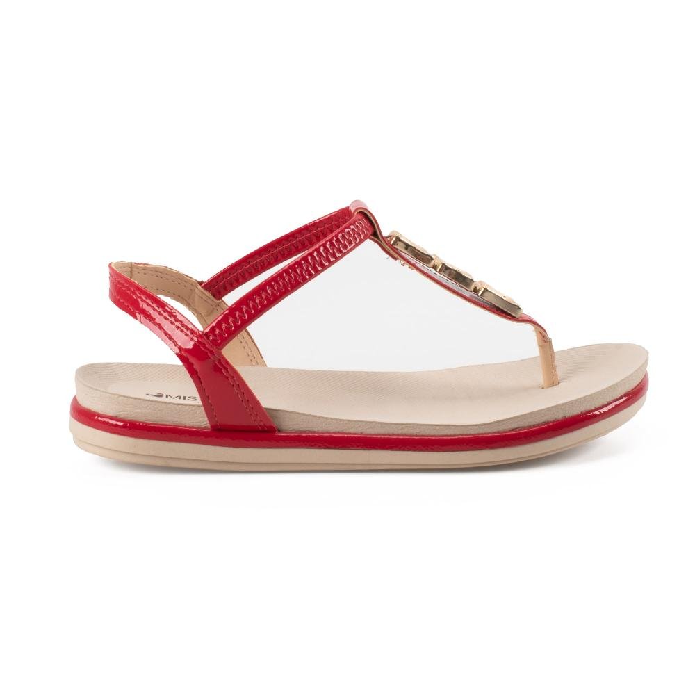 Sandália Mississipi Flatform Feminina ME613 Vermelho 3